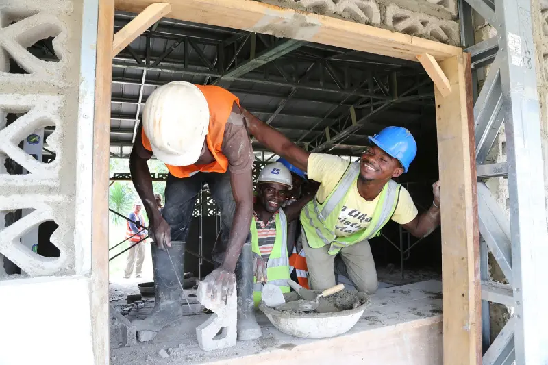 Ghanaian school building nears completion (9355907201)
