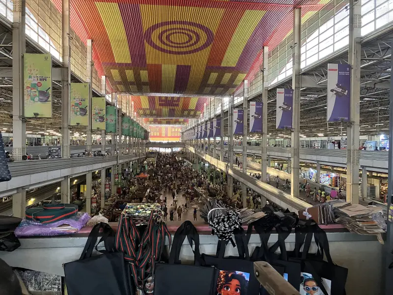 Modern market hall of Kejetia market